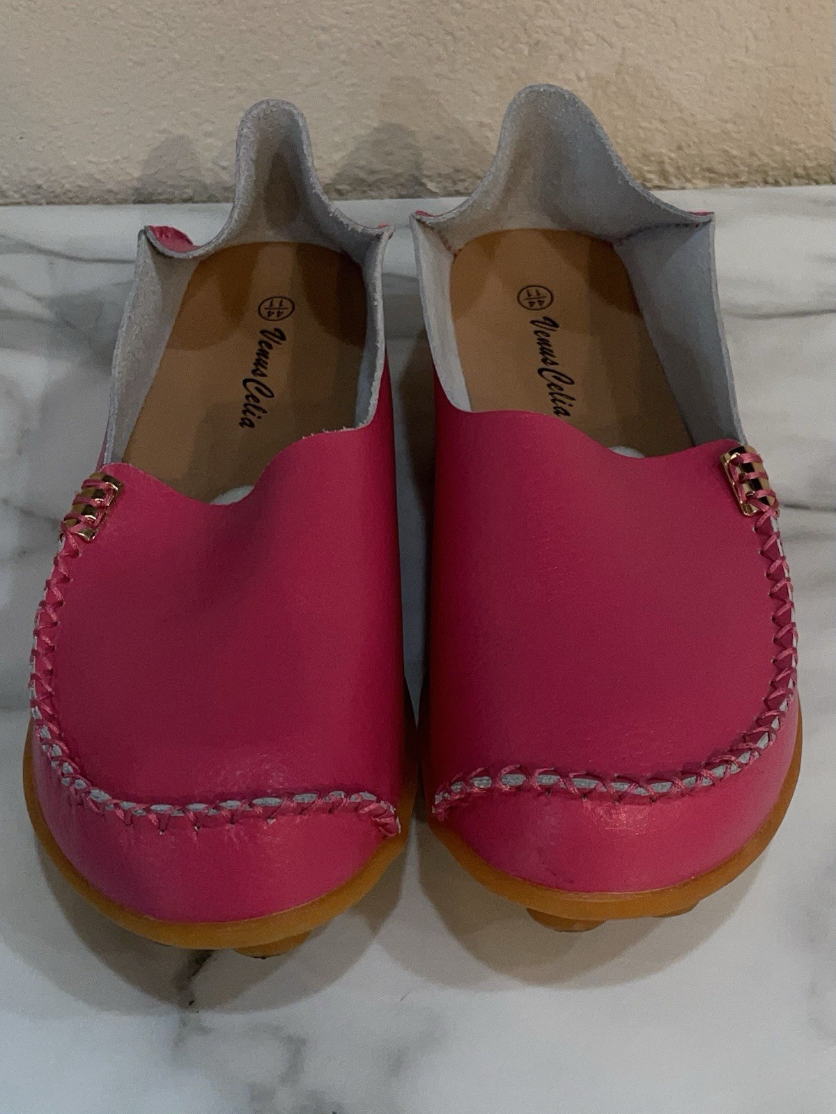 Venus Celia Comfort Walking Flat Loafer Women’s Size 11 (EU 44) Hot Pink