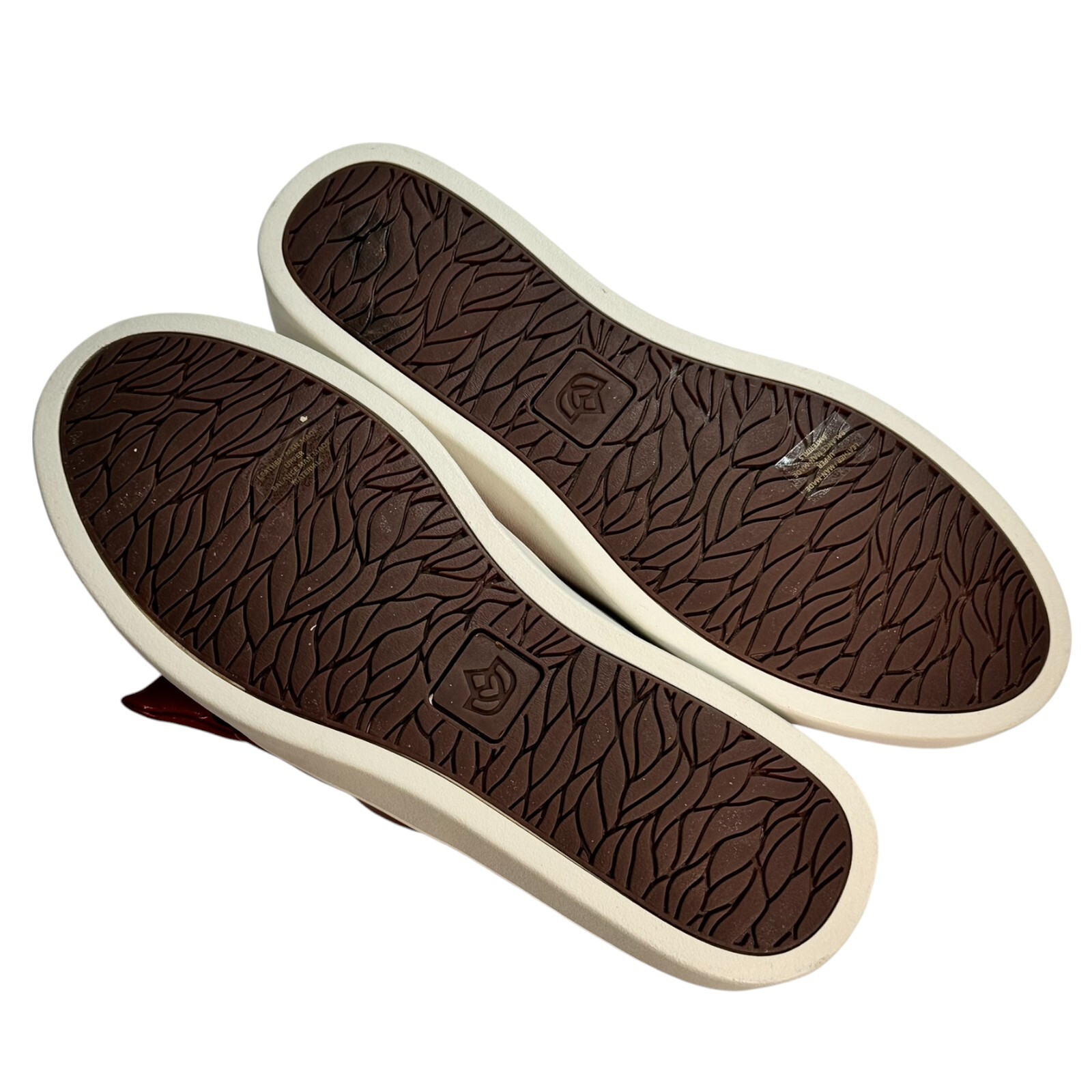 Spenco Orthotic Suede Bow Mules Barbados Baked Apple Red size 7.5 B NEW