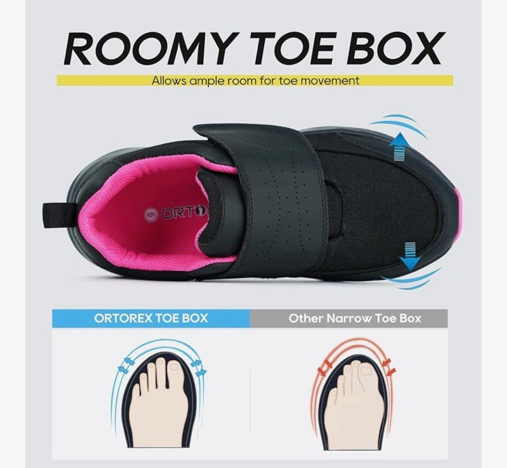 Orthopedic Walking Sneakers Edema Shoes for Swollen Feet By ORTOREX