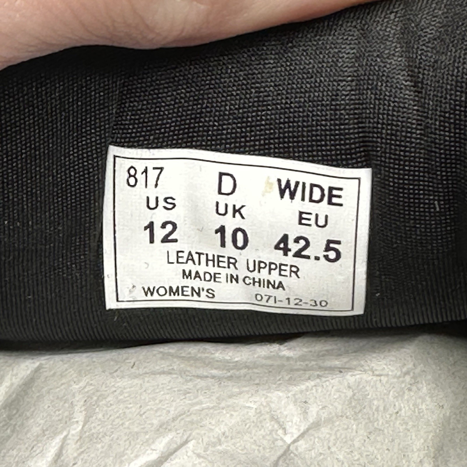 OrthoFeet Chelsea 817 Womens Size 12 (D) Shoes Black Leather Adjustable Comfort