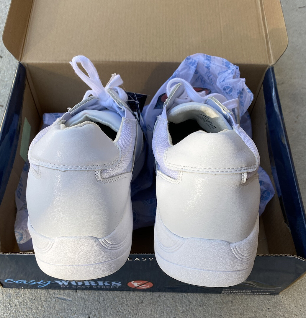 NEW Easy Works Middy White Women Professional Shoes Size 11 M Nurse Athletic
