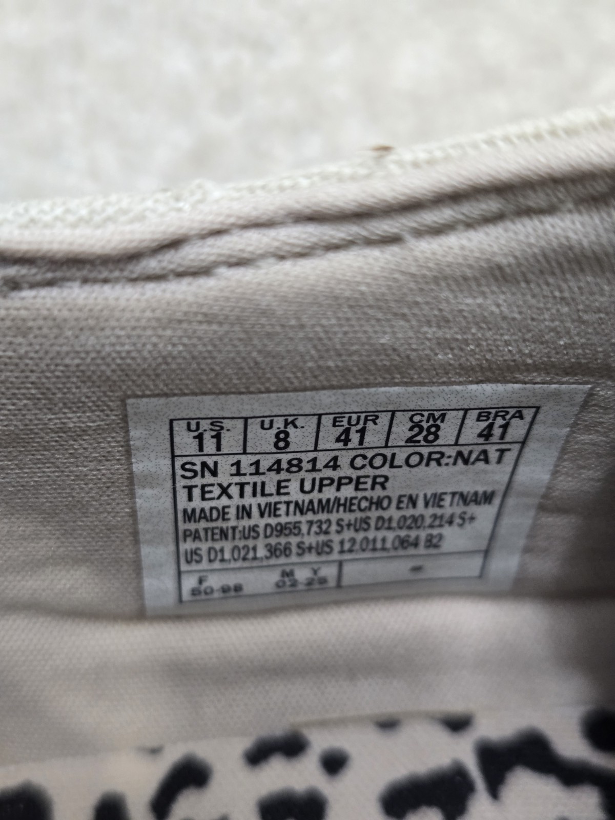 skechers slip ins womens 11 light tan beige BOBS hands free cougar print insoles