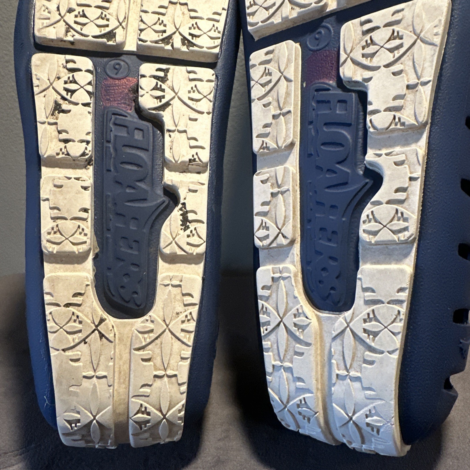 Floafers, Men’s Country Club Driving Or Water Shoes, Size 9 In Navy Blue