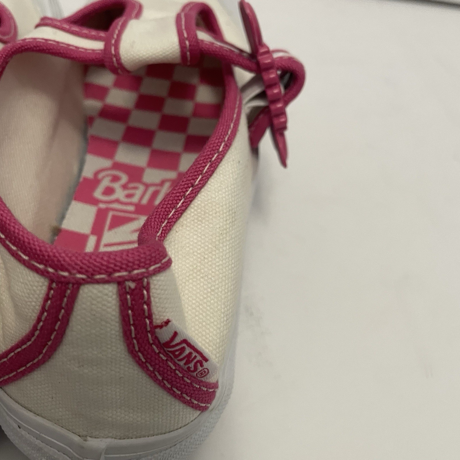Vans x Barbie™ Style 93 DX Mary Jane Skate Shoe – White Womens 6