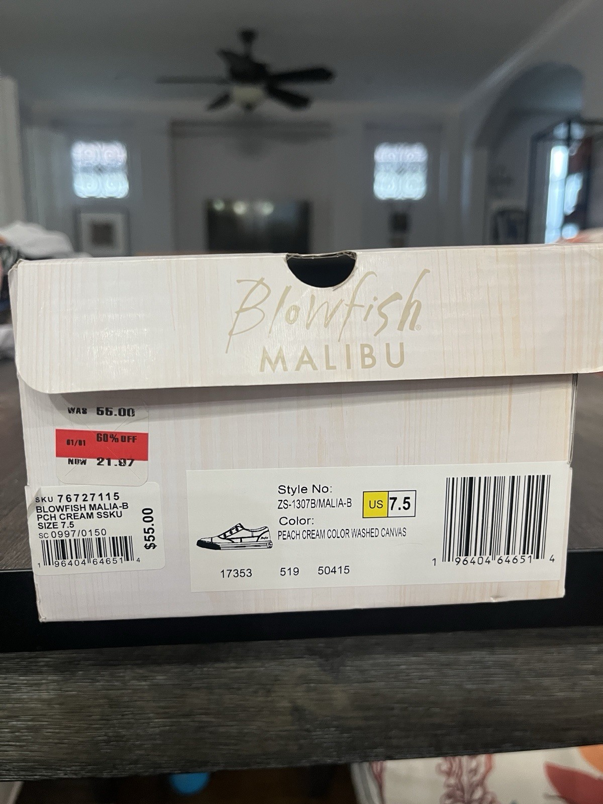 Blowfish Malibu Play Pink Slip On Laceless Sneakers Women’s Size 7.5 New In Box