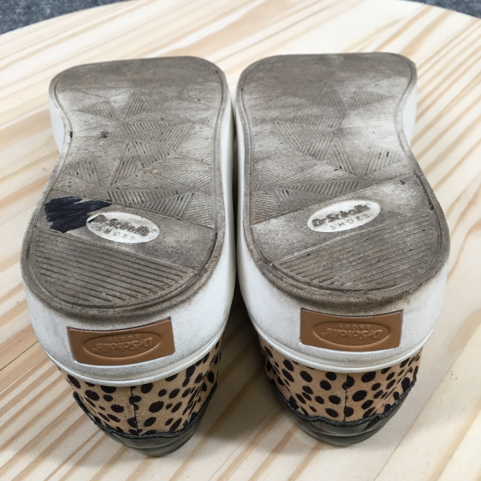 Dr. Scholls Nova Slip On Sneaker Shoes Womens 8 M Casual Low Top Leopard Tan