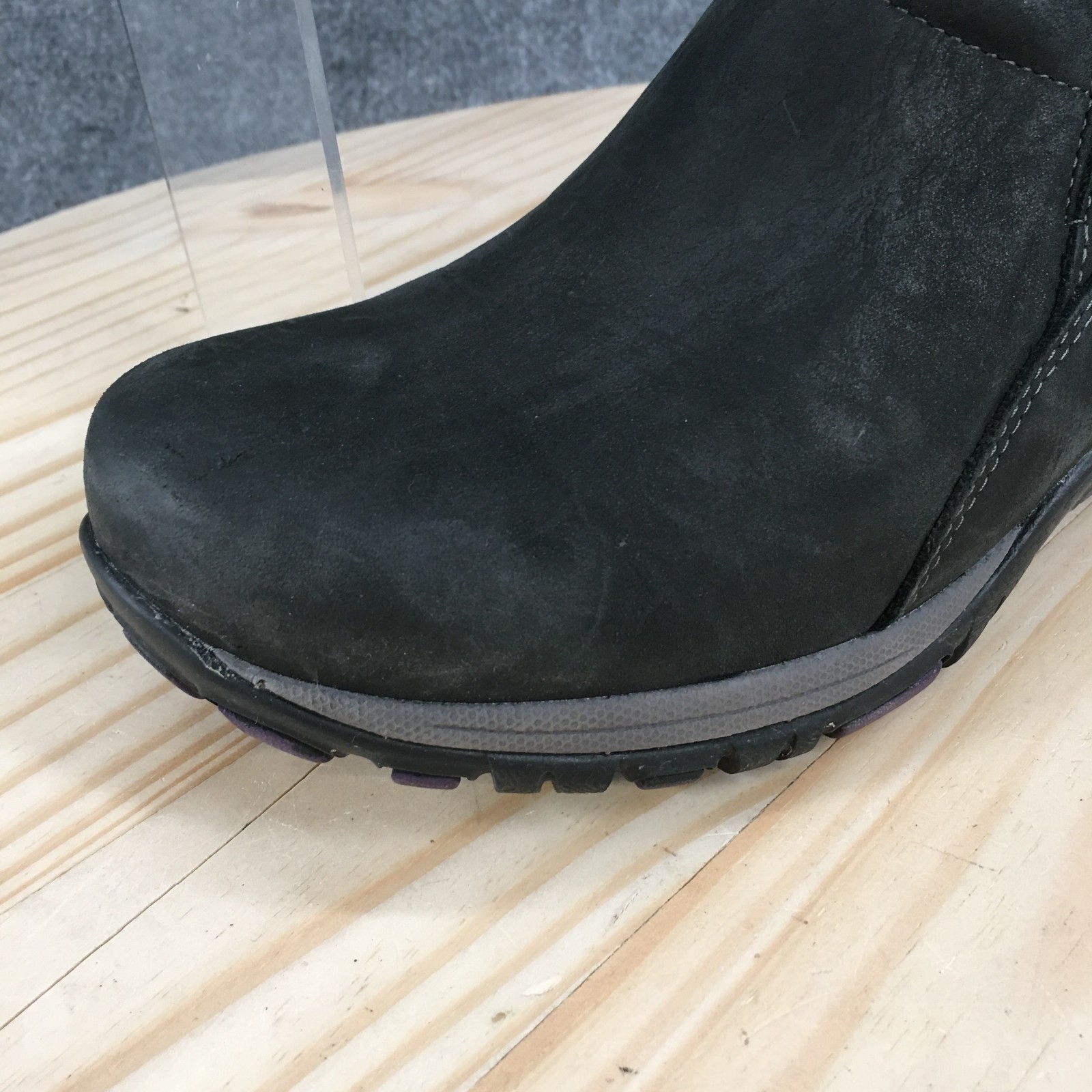 Dansko Patti Waterproof Slip On Shoes Womens 40 Vibram Leather Black 4353100294