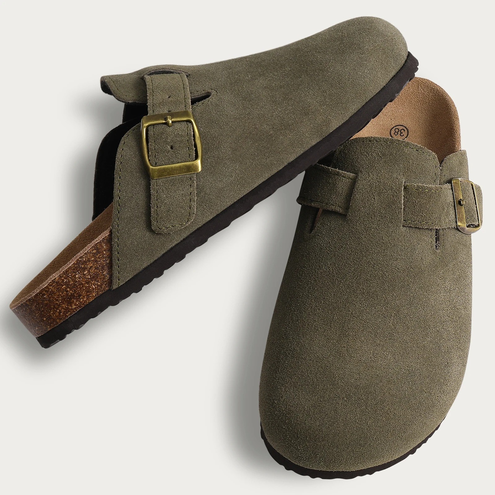 Women’s Comfortable Bueno Cow Suede Clog