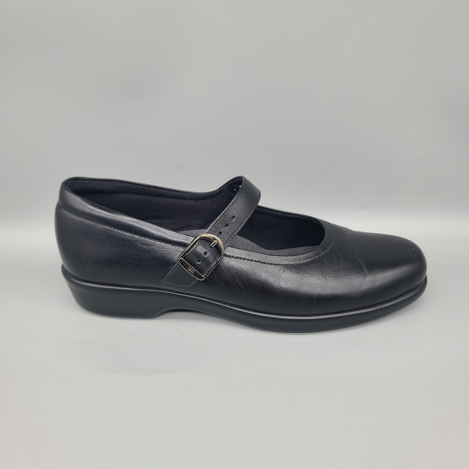 SAS Maria Shoes Womens 7 S Black Buckle Mary Jane Slim Tripad Comfort Strap