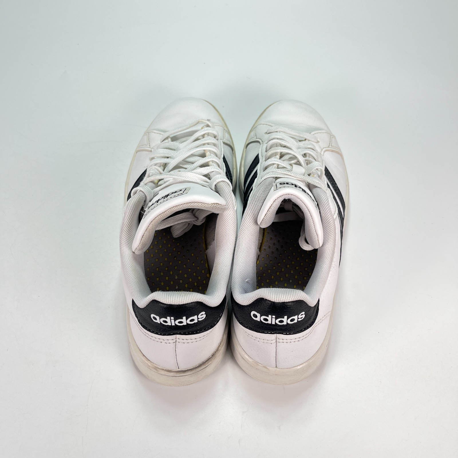 Adidas Grand Court White Black Classic Low Top Casual Shoes F36483 Women’s Sz 8