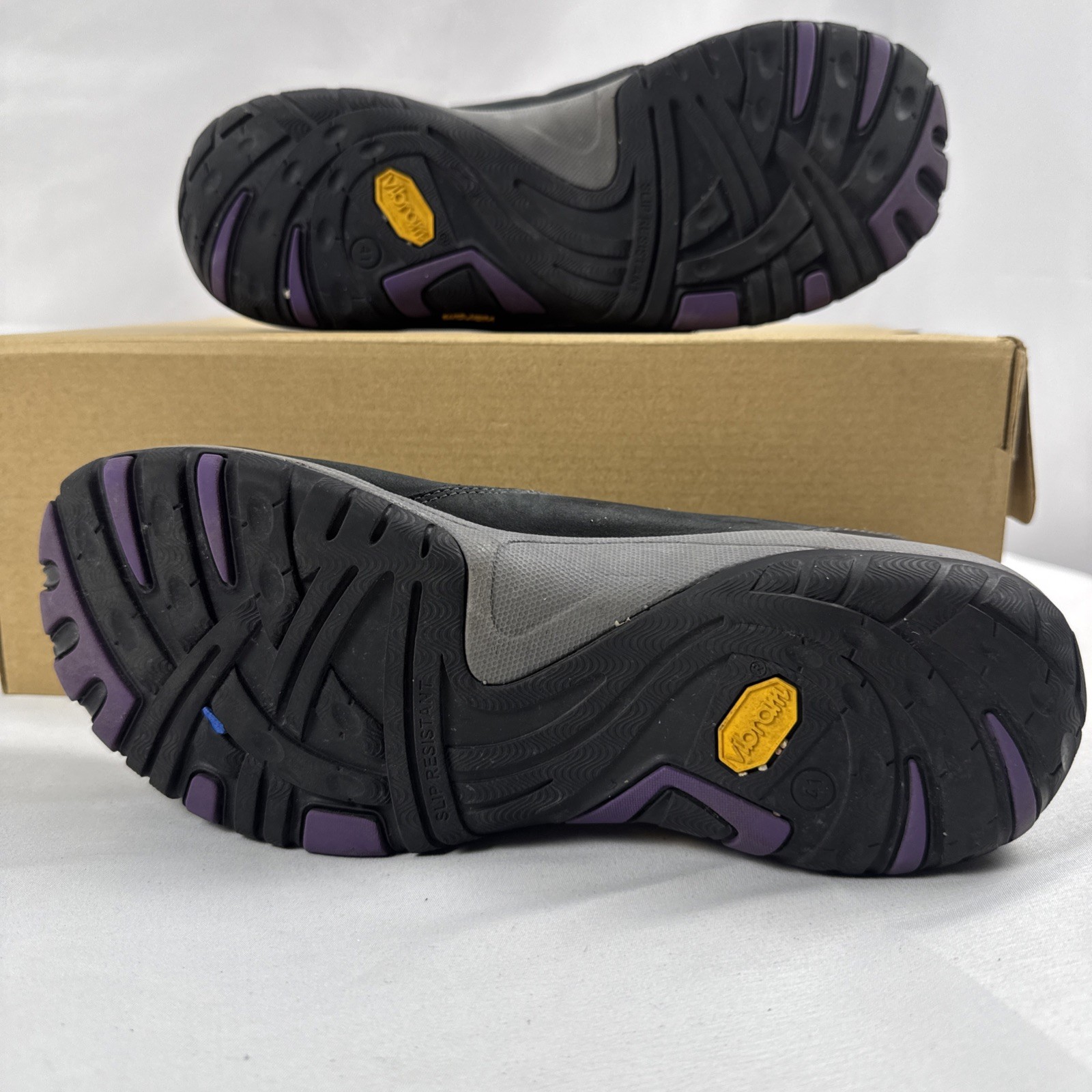 Dansko Patti Women’s EU 41 Nubuck Waterproof Shoes Slip On Black Vibram