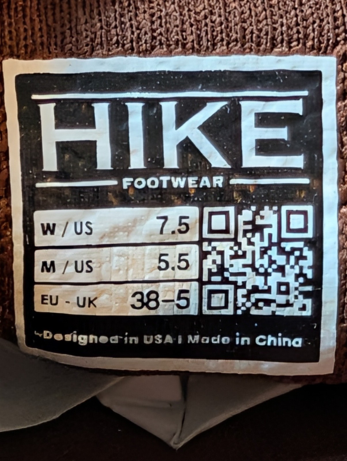 Hike Footwear Comforto Max W7.5 M5.5 EU38 Brown Barefoot Minimalist Shoes