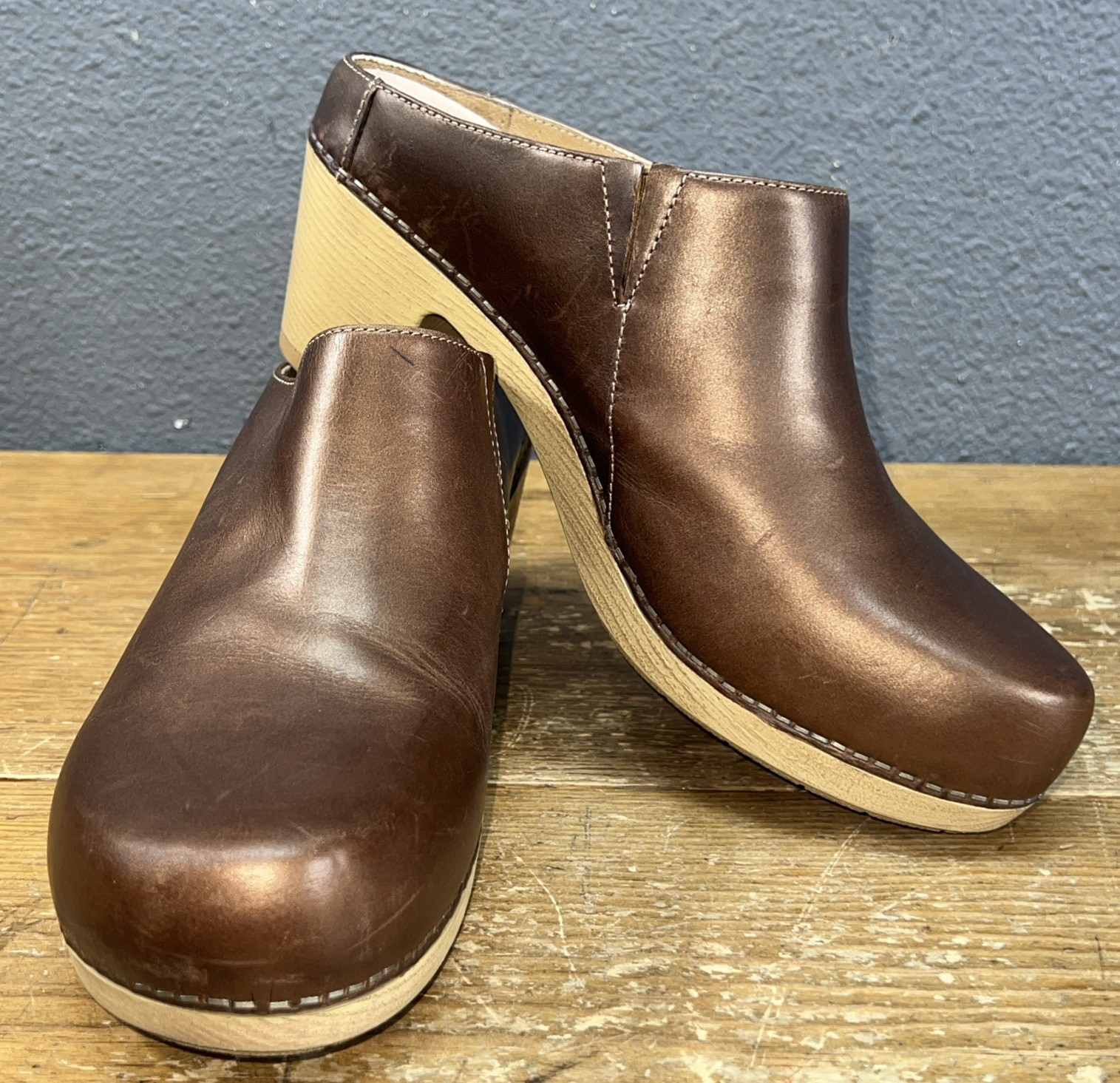 DanskoS Slip On Clog Mule Copper Size 42 US 11 Comfort Nursing Occupational