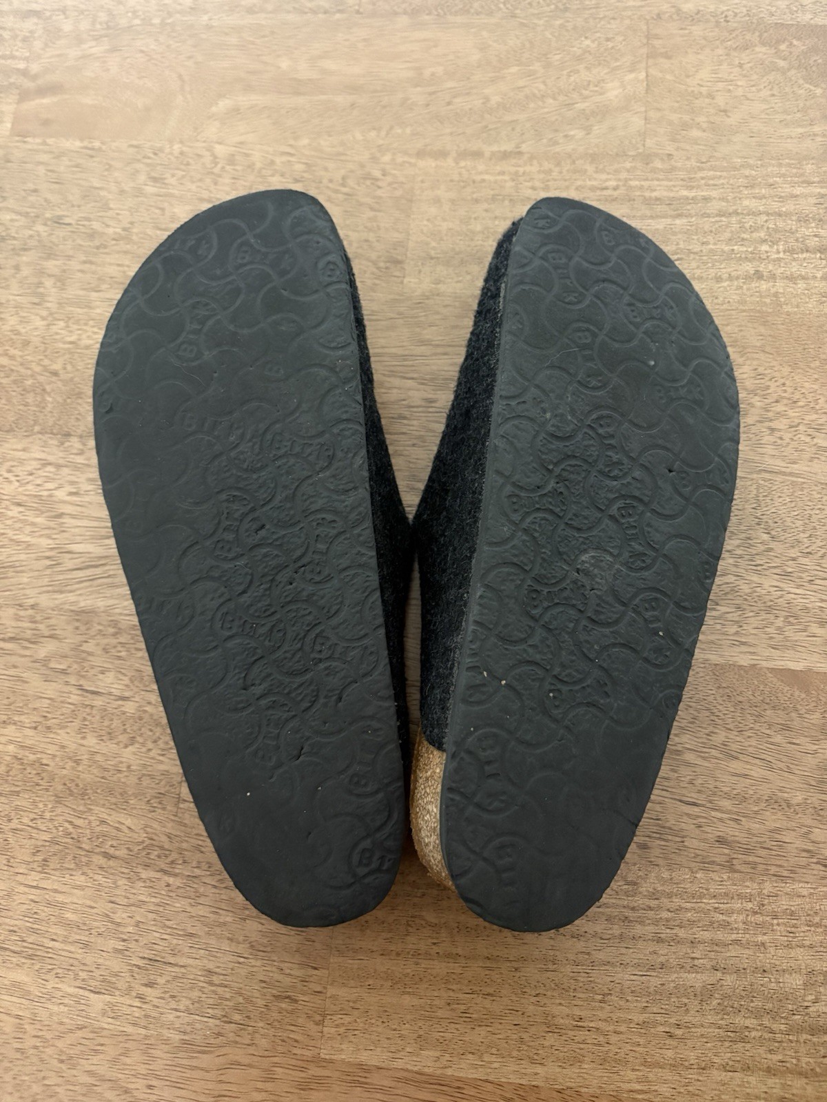 Birkenstock Amsterdam Felt Clogs Anthracite EU 39 Women’s 8 Men’s 6 Slippers