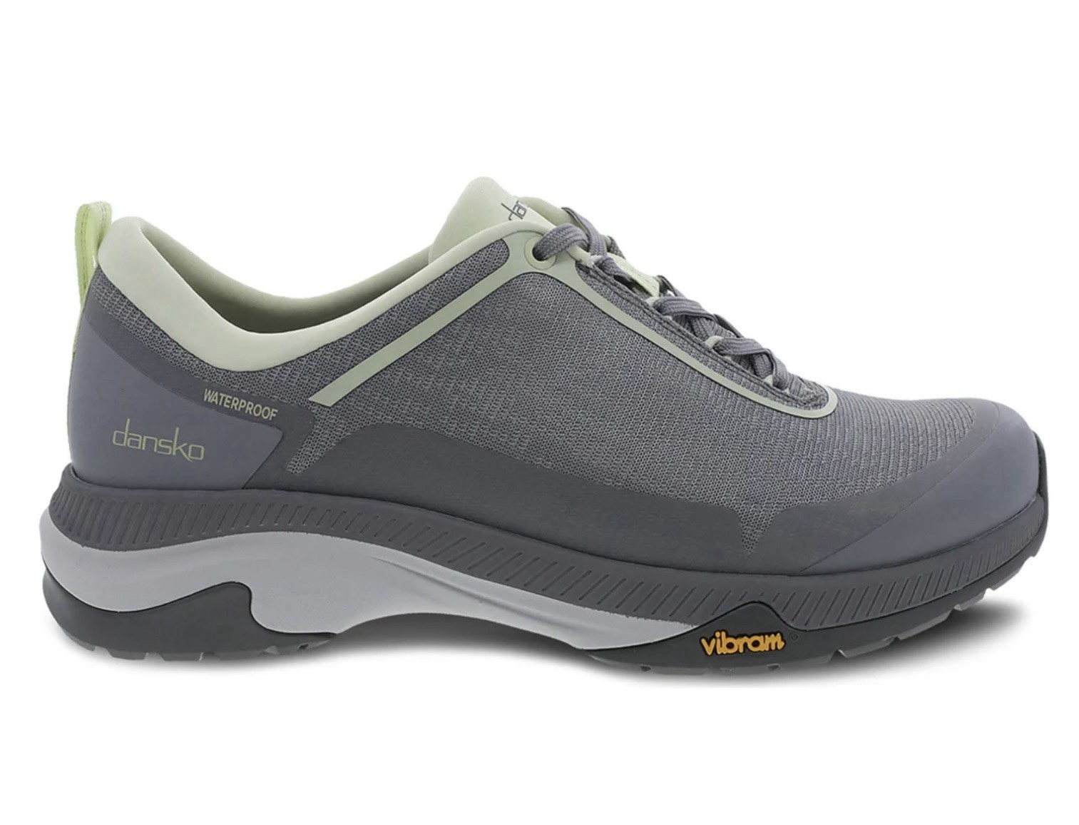 264 Dansko Makayla sneakers grey mesh waterproof size 38 EU 7.5-8 US