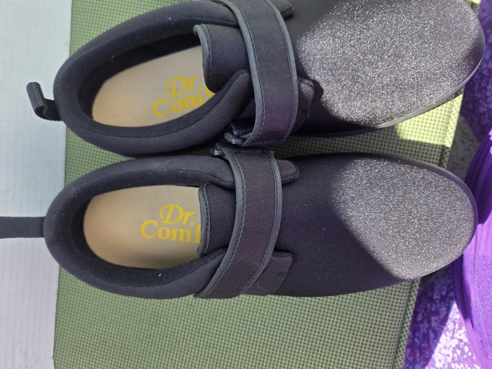 Dr. Comfort Sz. 12 Extra Wide Black Diabetic Adjustable Shoe