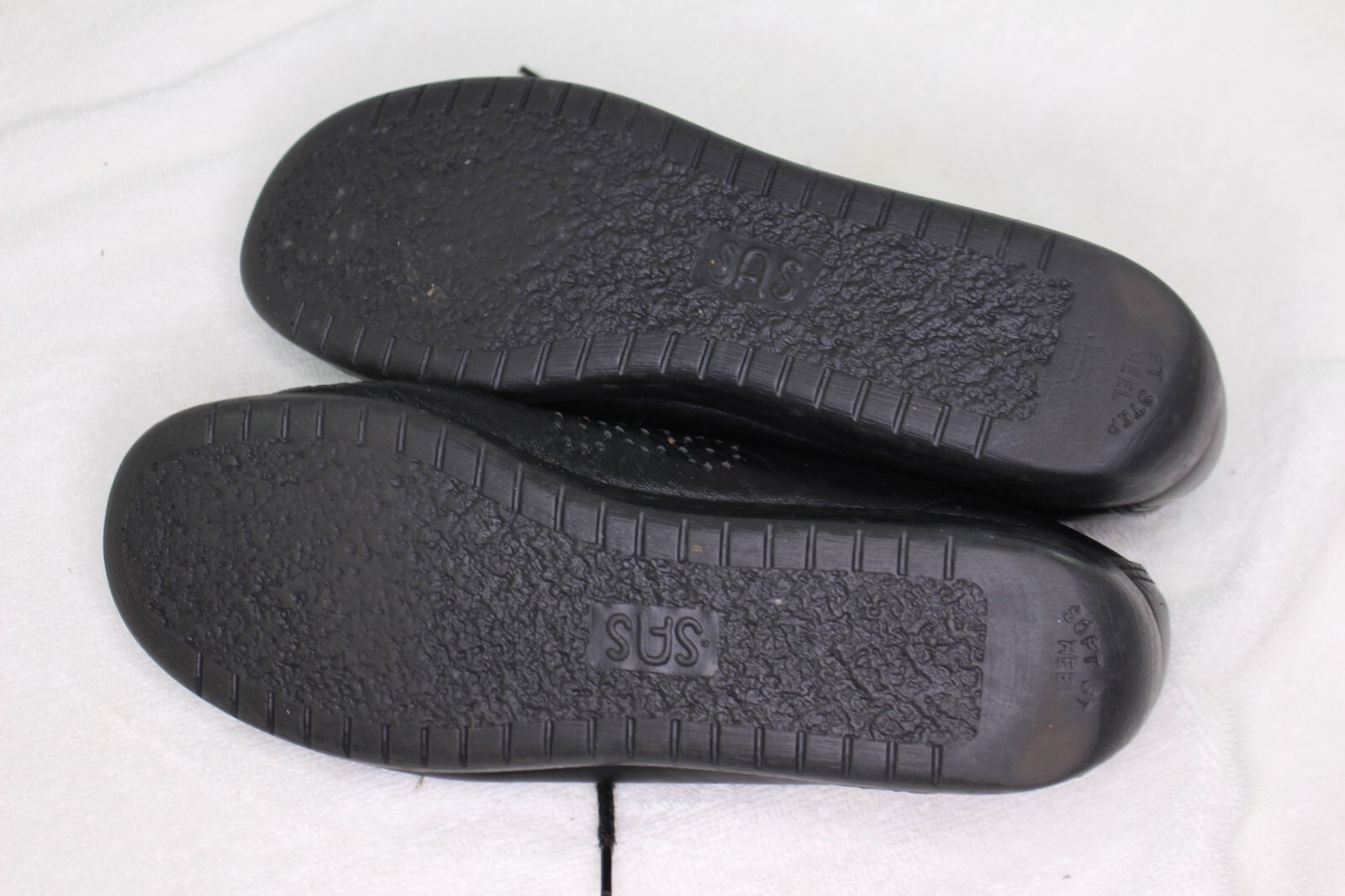 SAS Siesta Genuine Handsewn Women’s Comfort Leather Lace Up MOC Shoes Size 8