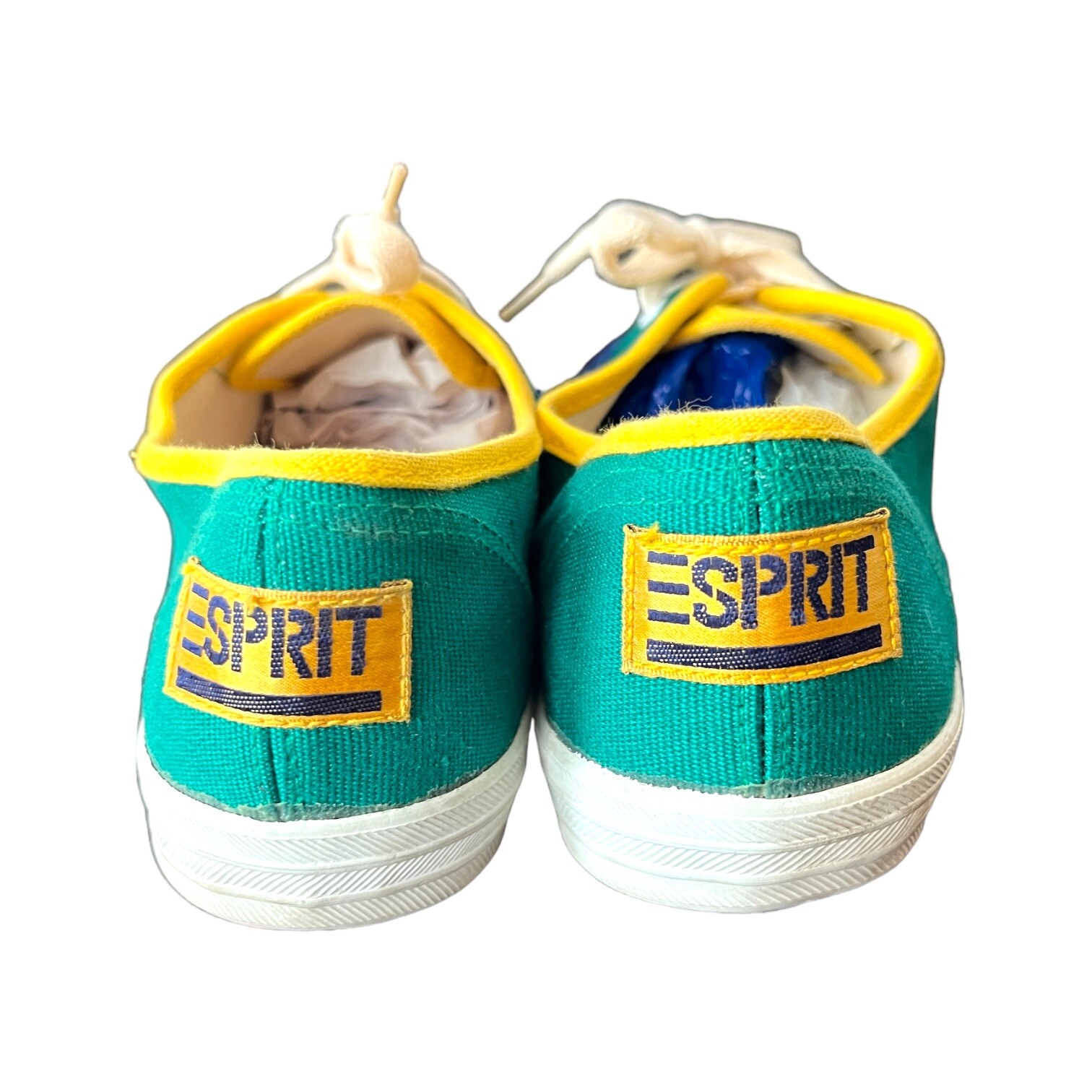 Vintage ESPRIT Canvas Sneakers / USW 6 / GC+ / Retro 80s 90s Colorblock Kidcore