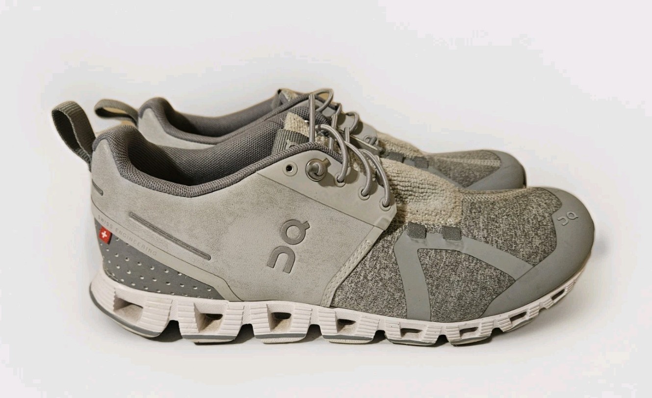 On Cloud 5 Terry Women Running Shoes Glacier Silver Sz 7.5 Shoes Casual