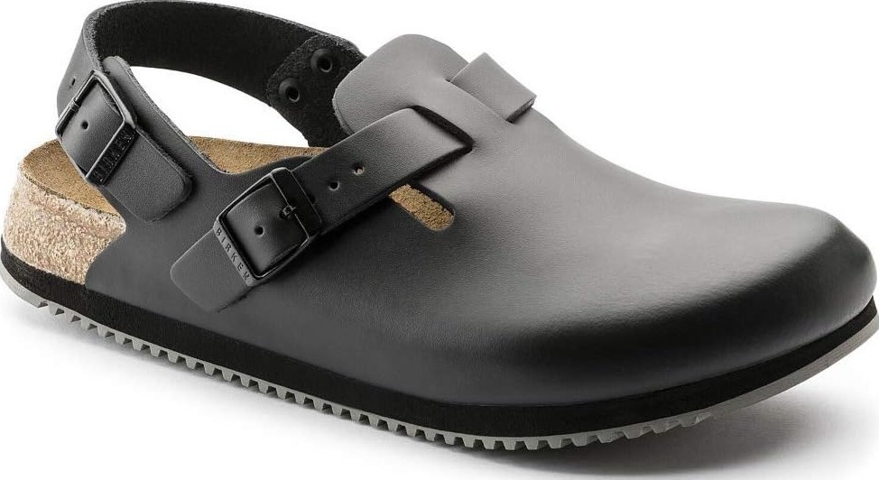 Birkenstock Professional Tokio Super Grip Leather Black 40 US L 9.0 Narrow