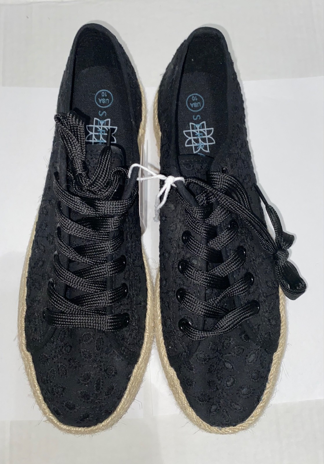 NIB – Women’s – Serra Espadrille Sneaker Shoes – Size 10 – Black
