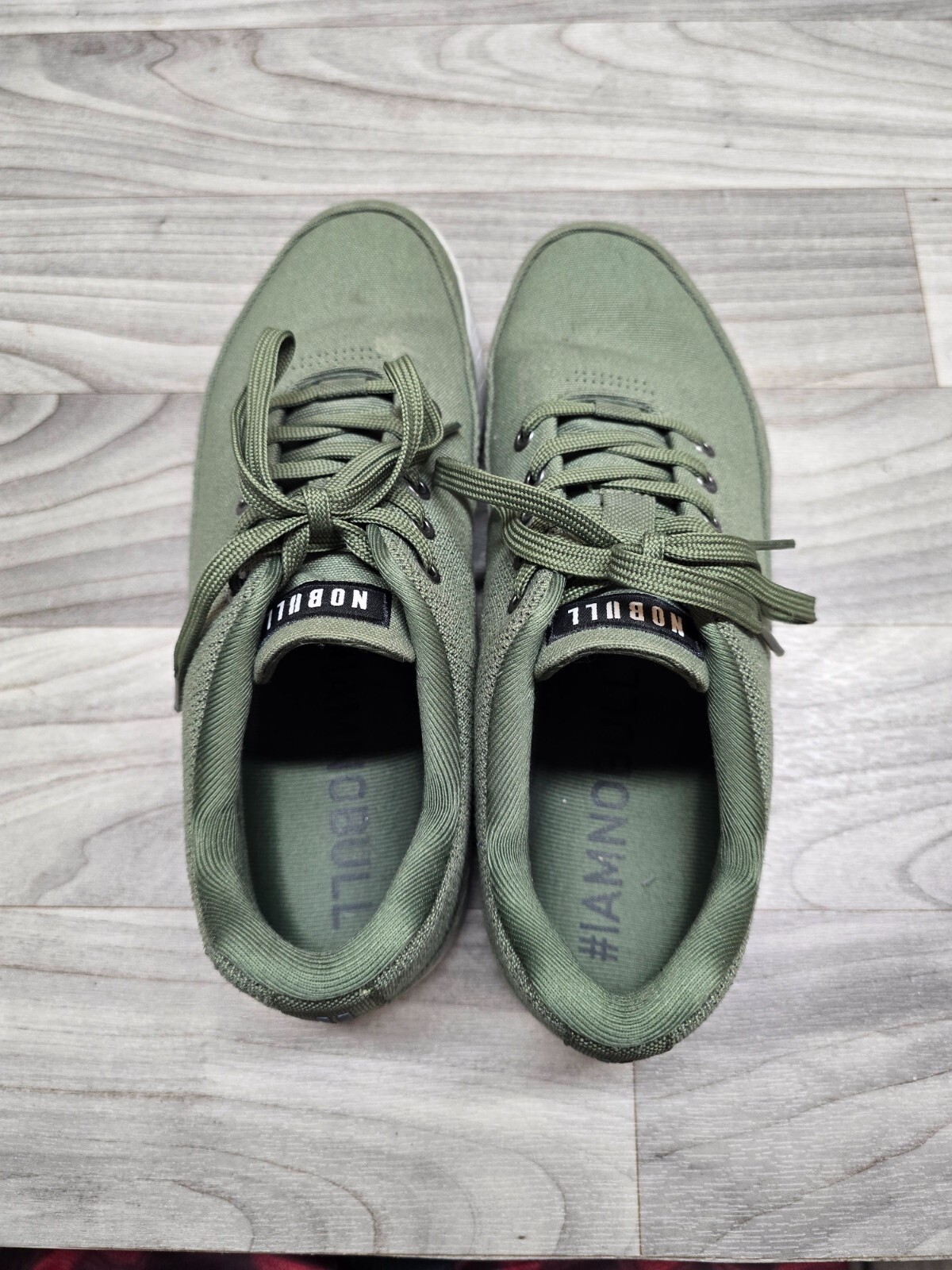 NoBull Canvas Trainer Unisex Women’s Size 11 Men’s Size 9.5 Olive Green