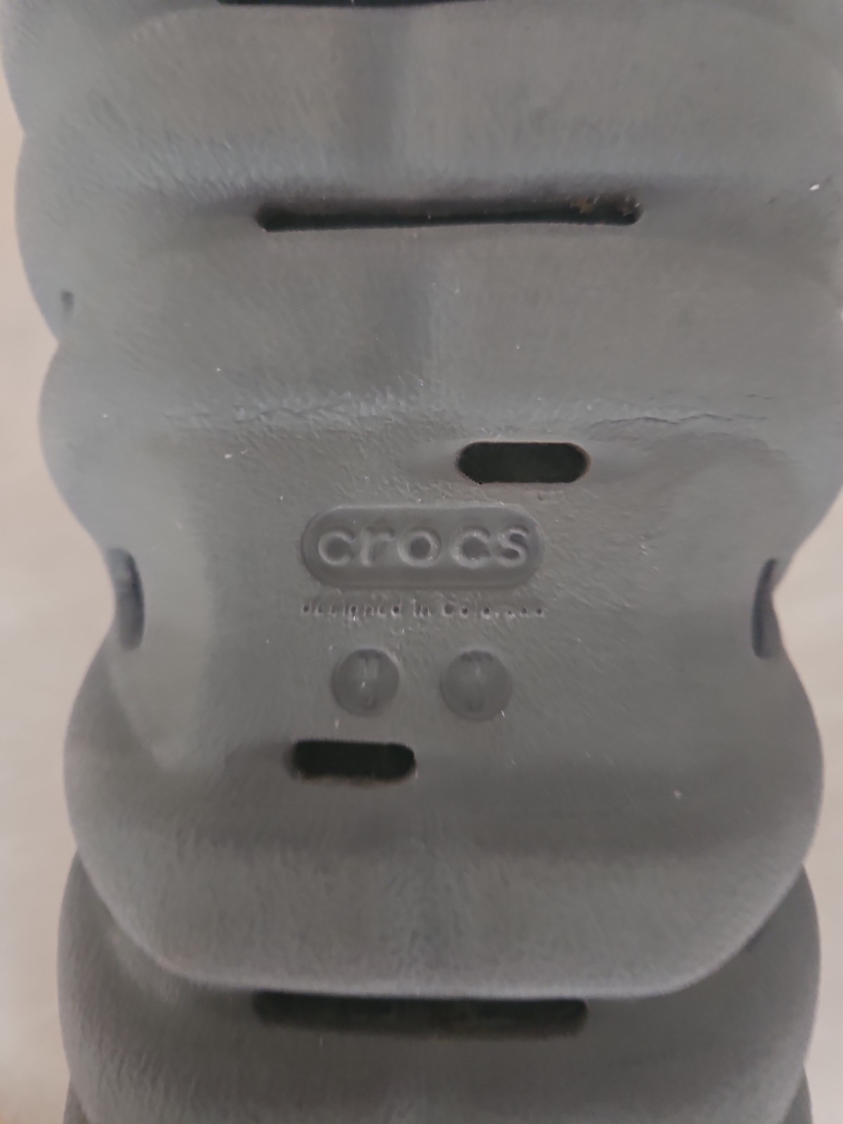 Crocs Echo Clog Concrete Slip On Shoes Men 6 Women 8 Unisex Summer Beach