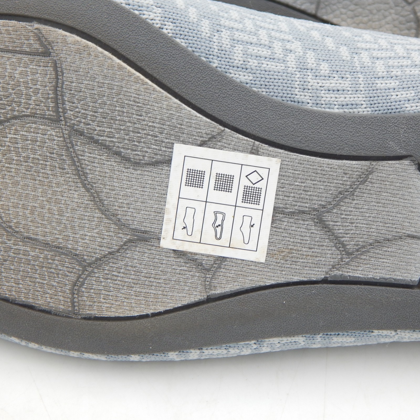 SKECHERS Air Cooled Memory Foam LT Gray Flat Slip On Shoes Mesh Women 10 Stretch