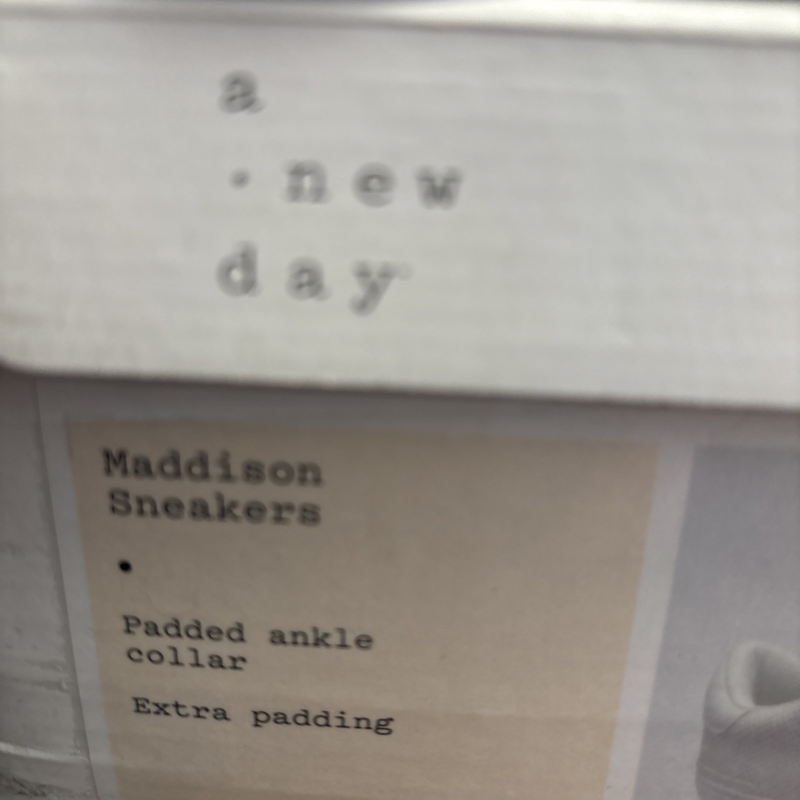A New Day Womens Maddison Casual Fashion Walking Sneakers White Size 8.5