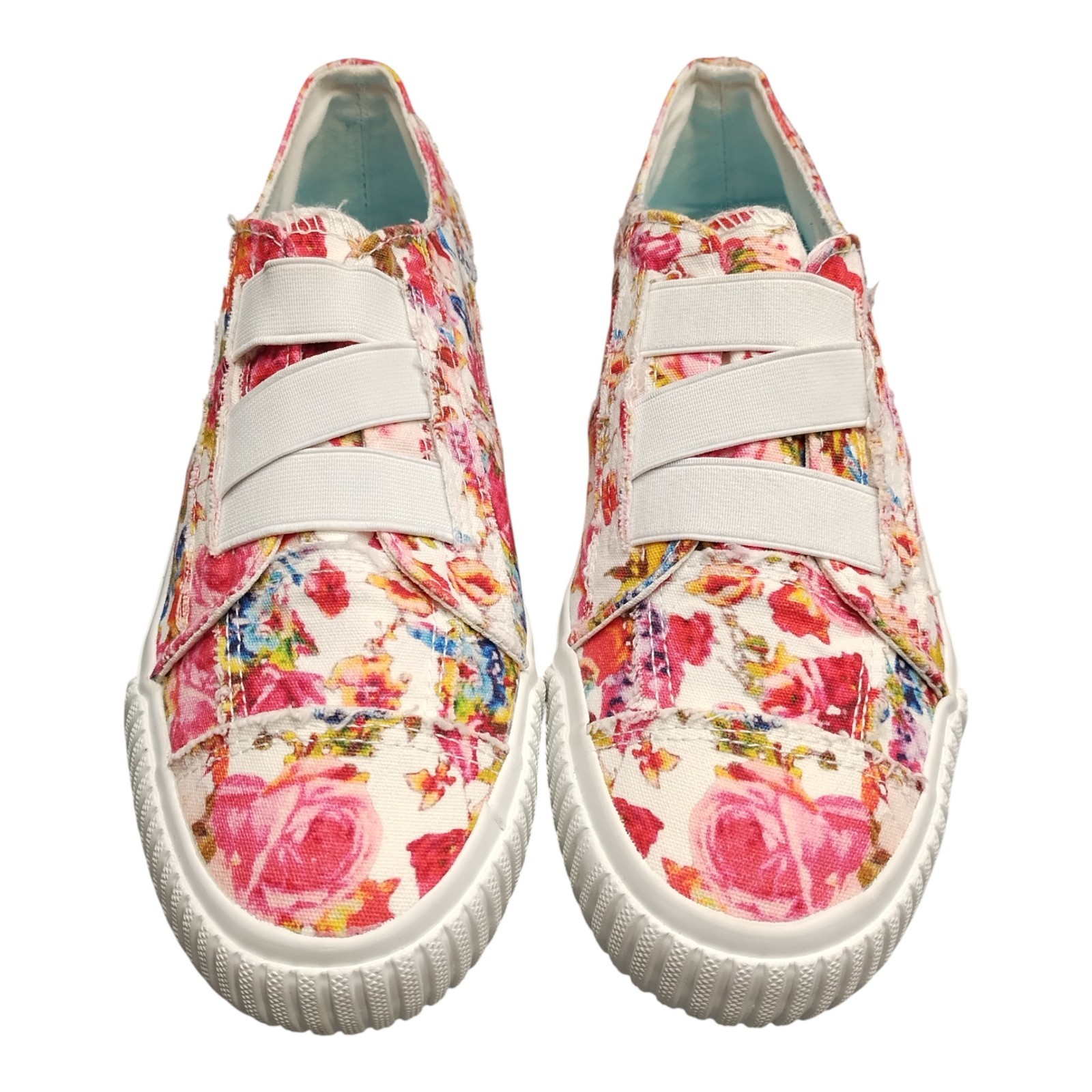 Blowfish Malibu Marley Sneakers Womens US Size 7.5M Multi Floral Slip On ZS001