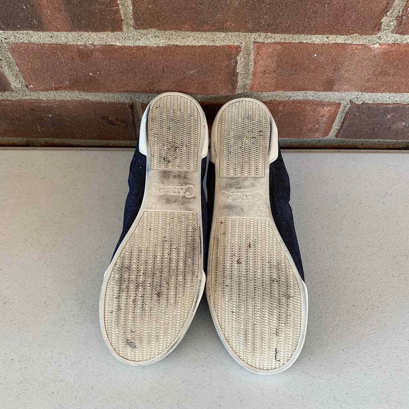 Carlos by Carlos Santana Malina Denim Fabric Slip-on Flats Women’s US 7 M