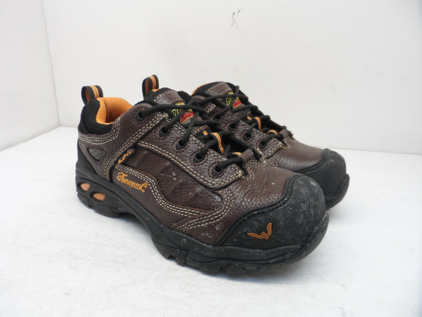 Thorogood Women’s Static Dissipative Comp Toe Work Shoes Brown Leather Size 7.5M