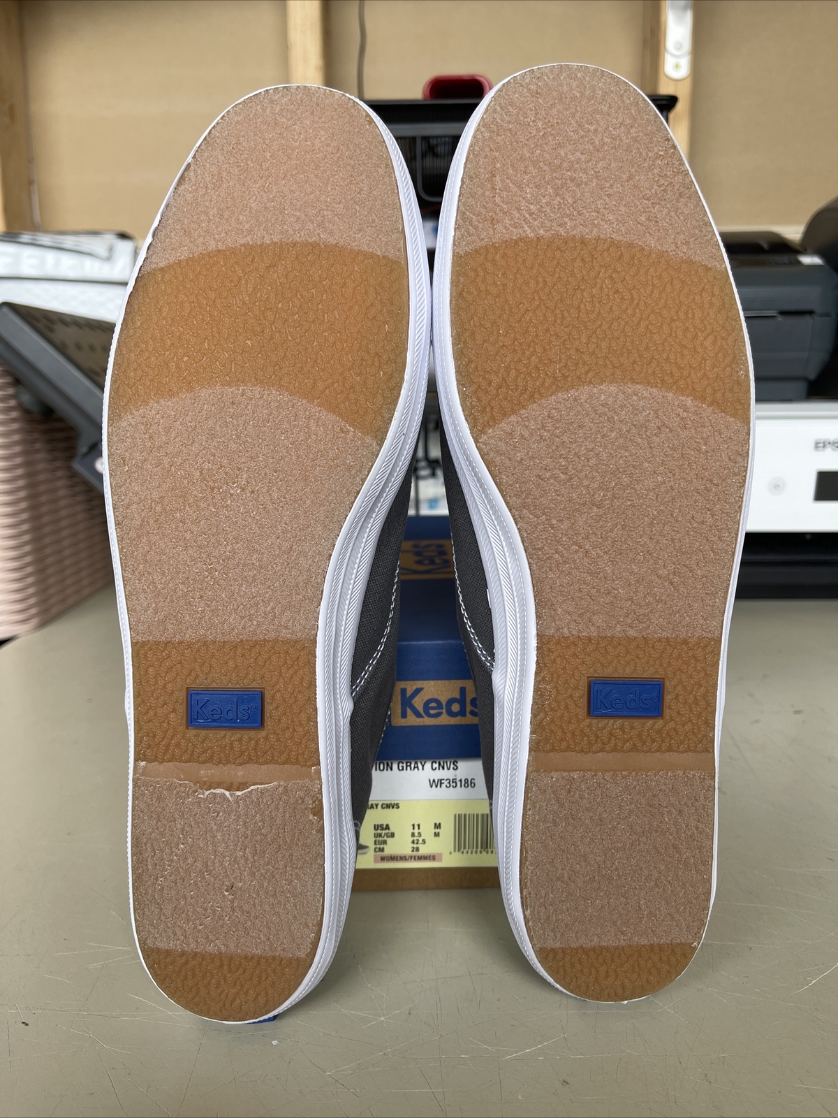 PICK SIZE/ Keds Women’s Champion GRAY Canvas Shoe
