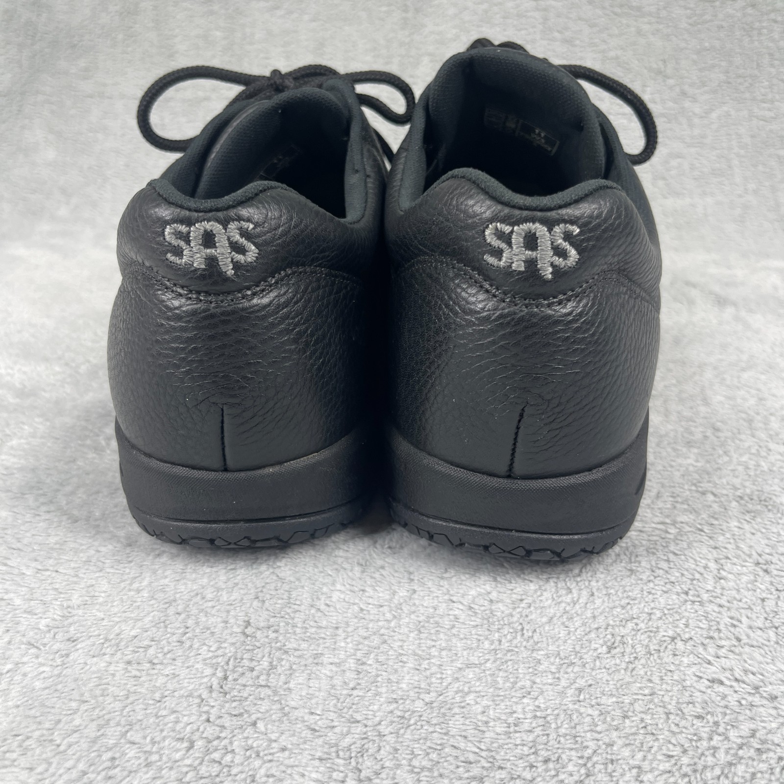 SAS Liberty Womens Sneakers Sz 11 Black Leather Slip Resistant Lace Up Shoes