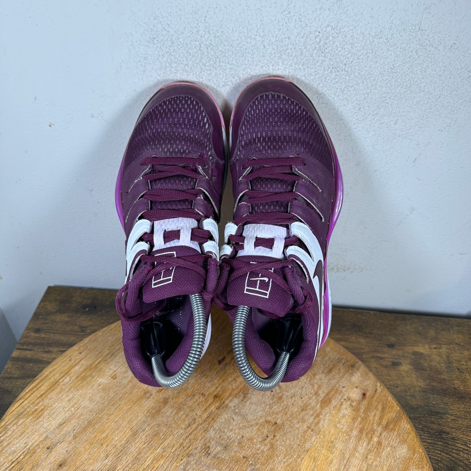 Nike Court Air Zoom Vapor X Womens Tennis Shoes Burgundy AA8027-603 Sneakers 7