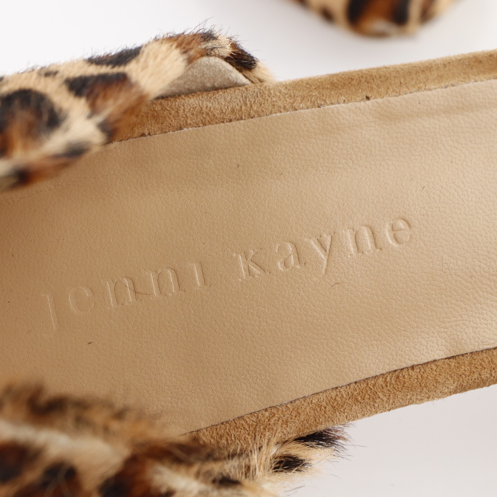 Jenni Kayne Womens D’Orsay Flat Size 40 10 Brown Leopard Pointed Pony Hair Shoe
