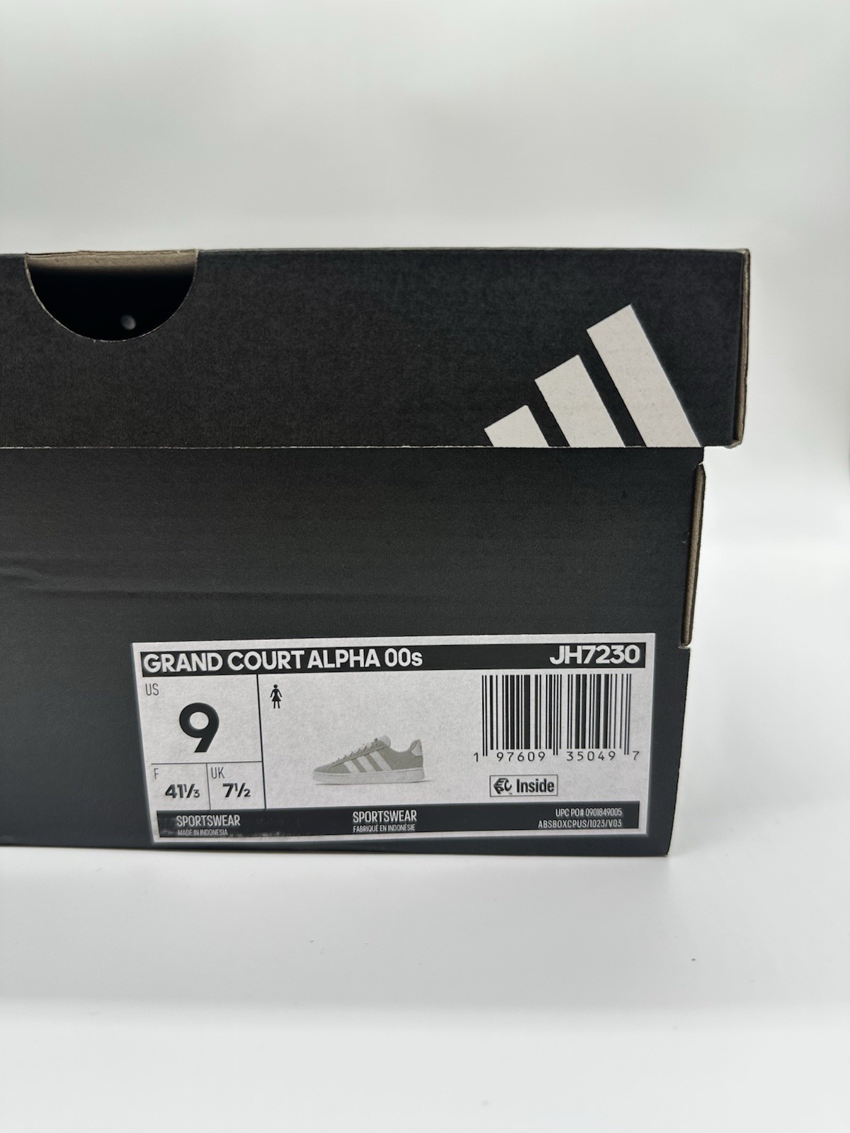 Adidas Women’s Grand Court Alpha 00s Athletic Shoes – Grey – US Size 9 – JH7230