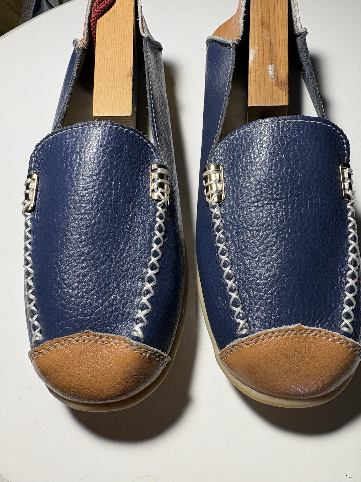 Venus Celia Shoes Womens 40 US 8.5 Boat Loafer Leather Comfort Walking Driving