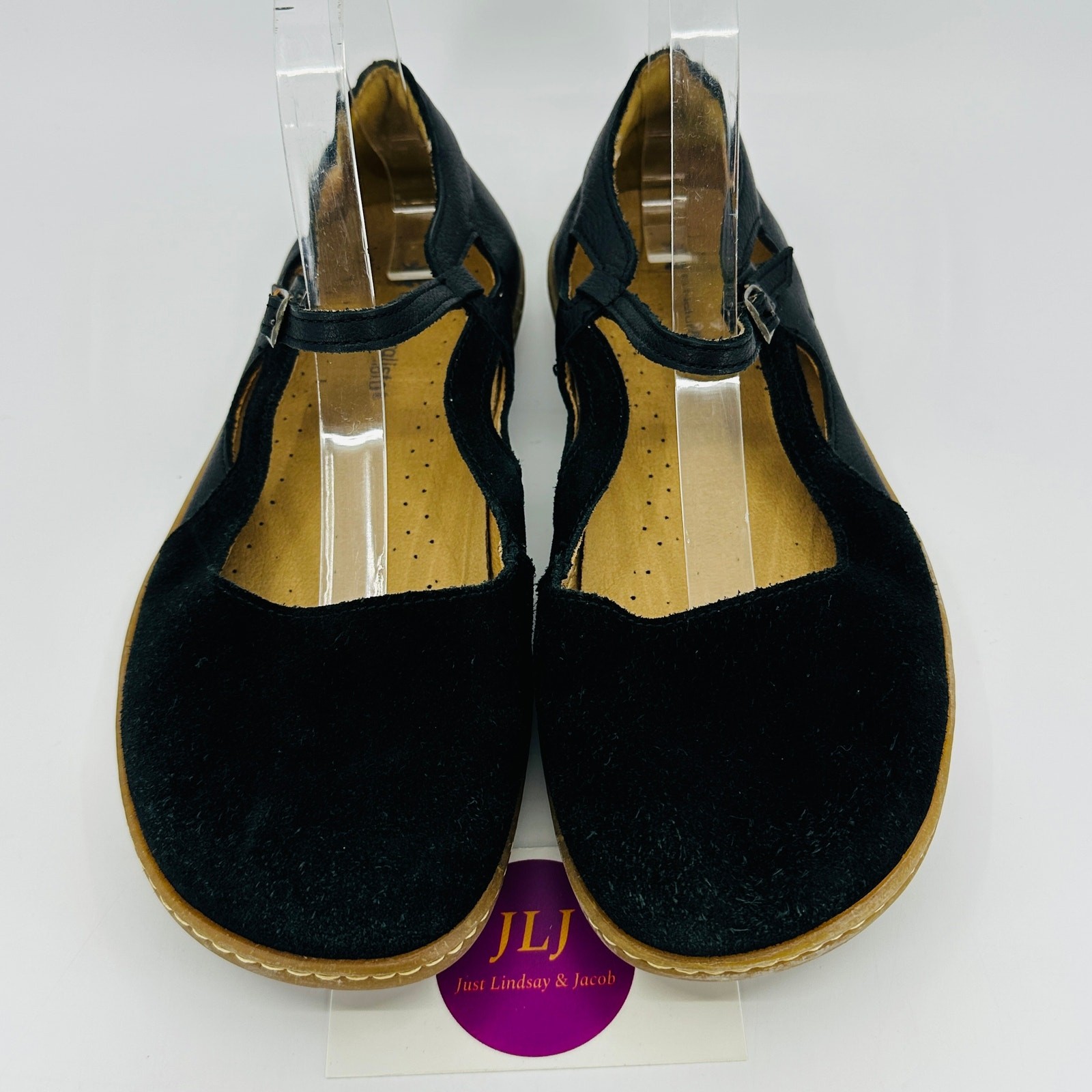 El Naturalista Women’s N5287 El Viajero Black Mary Jane Shoes Size 41 EU/ 10 US