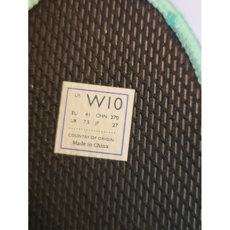 Rothy’s Terry Cloth Juniper Slip On Saphire Blue Sneakers Size 10