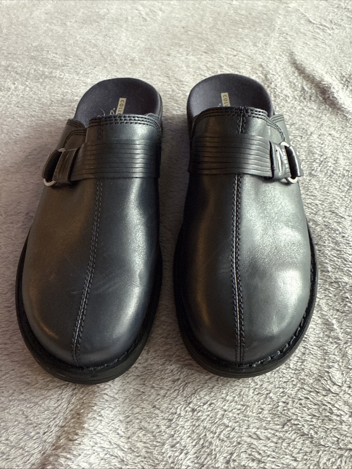 Clark’s Collection Soft Cushion Black Slip On Women’s Size 5.5