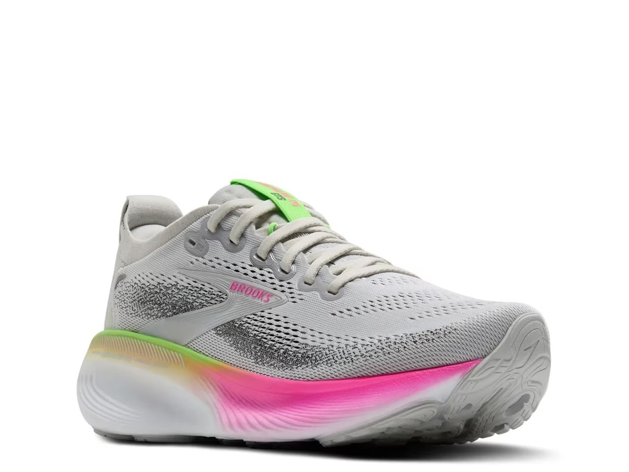 BIG SALE! Brooks Women’s Adrenaline 25 Running Shoe Grey/Green Medium Size AUTH