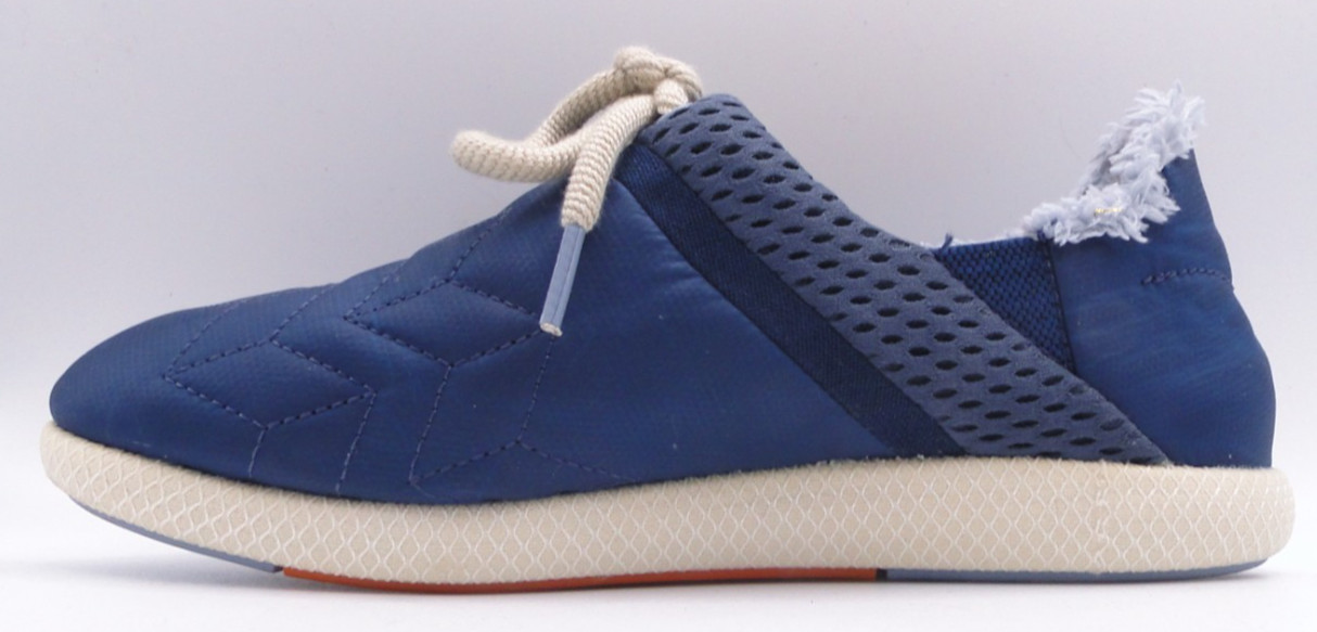 Olukai Shoes Women’s 7 Mahiki Sneaker Slipper Lace Up Blue