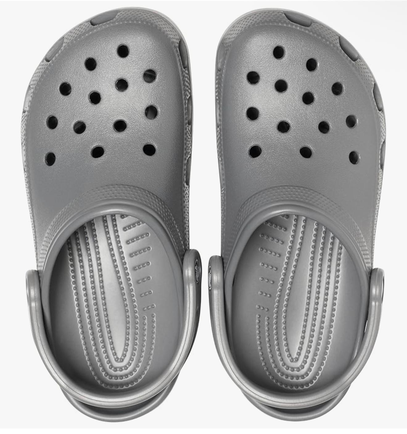 Crocs Unisex Classic Clogs Gray Size Men 2 / Women 4 Brand New No Box