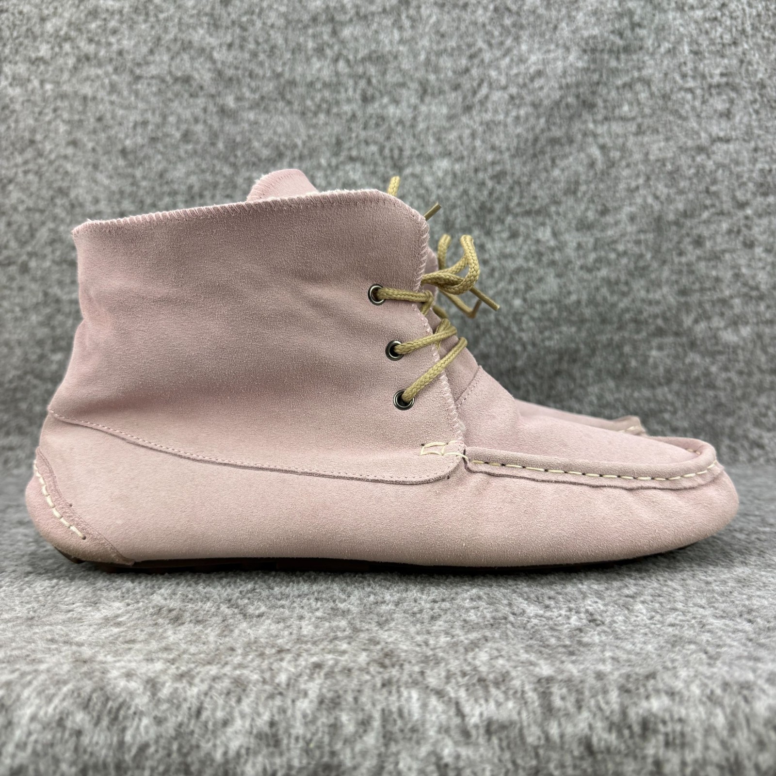 ✅Womens 11 Dije California Lace-Up Moccasin Faux Sherling Casual Comfort Slipper