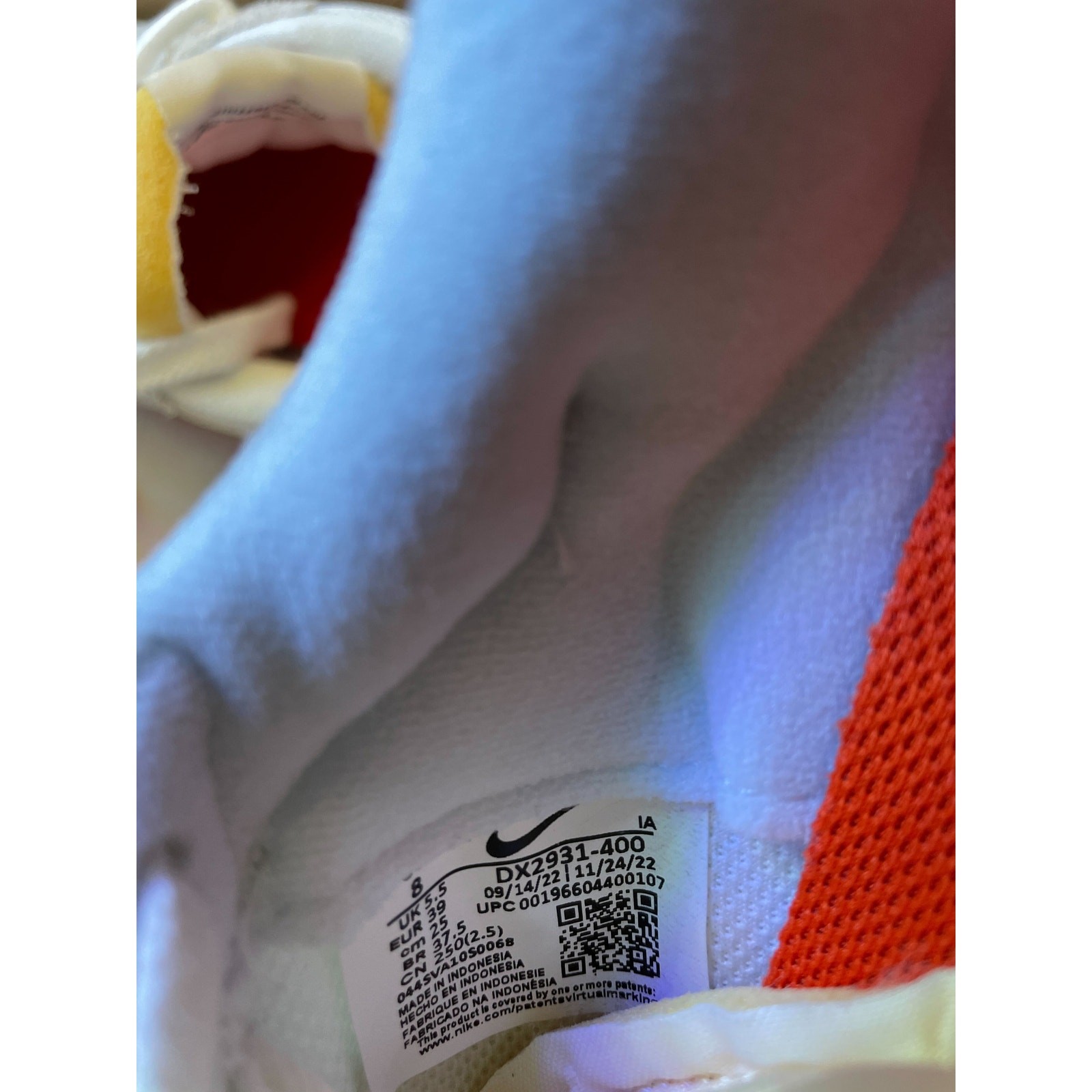 USED Nike Waffle Debut Vintage Women’s Trainers, White, 8 us