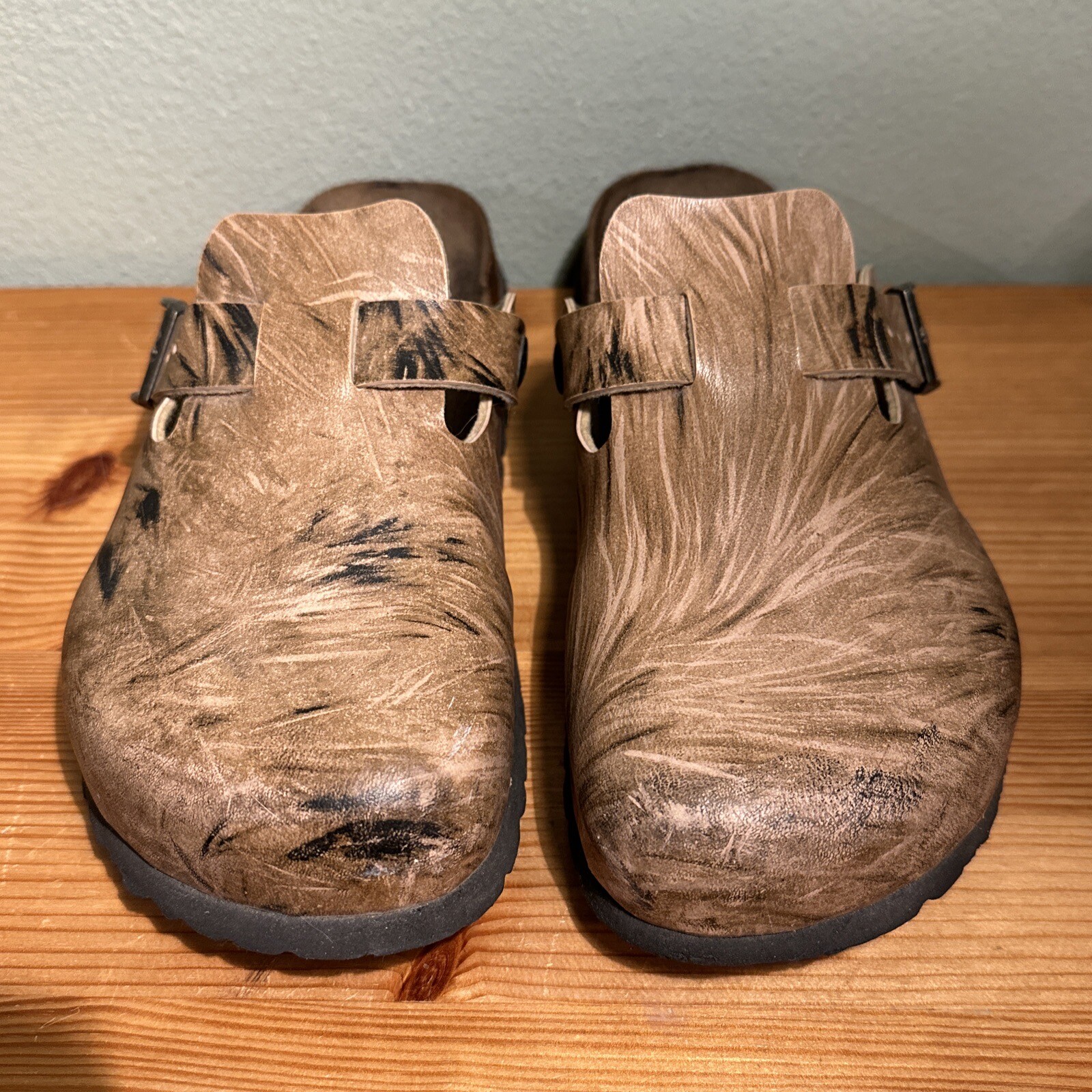 Birkenstock Betula Boston Clogs Women’s Size EU 37, US 6 Brown Leather