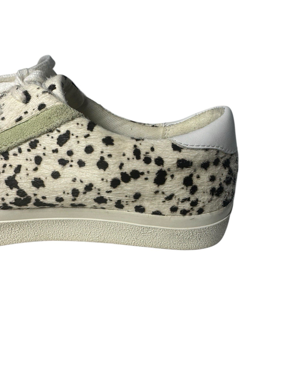 Madewell Sidewalk Sneakers 9 Woman’s Low Top Calf Hair Spotted Stripe Lace Up