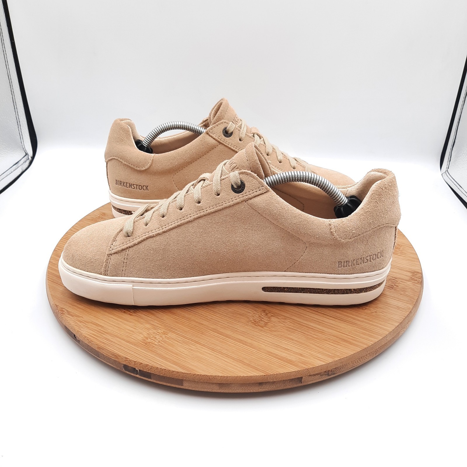 Birkenstock Bend Low Womens Size 39 US 8 Shoes Tan Suede Leather Casual Sneakers
