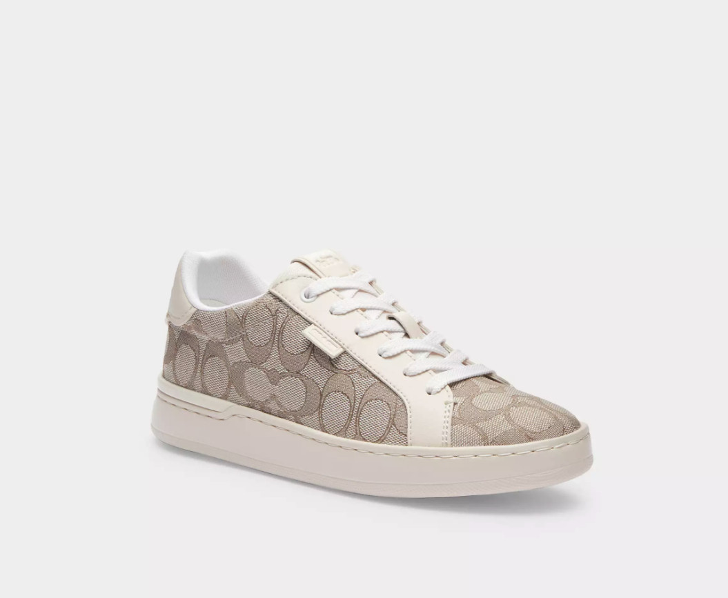 Coach Lowline Luxe Signature Jacquard Low Top Sneaker MSRP$155 CHIC & STYLISH
